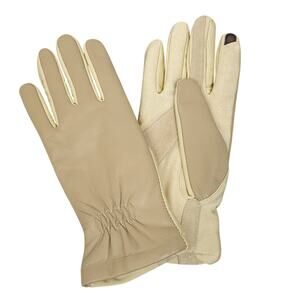 Aris Women's Genuine Leather Driving Gloves XL w/ Touch Screen Fingertips